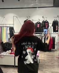 1978 - Áo ADLV Snow Bear Christmast Noel Đen 24FW-TP-SS-AW-SNB-BLK Acmé de la vie [HÀNG CHÍNH HÃNG]