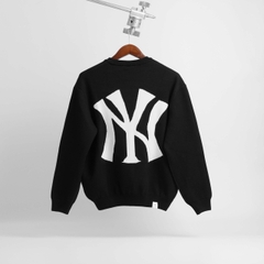 2078 - Áo Sweater New Era Knit NY Ver 2 Đen Thêu Trắng [HÀNG CHÍNH HÃNG]