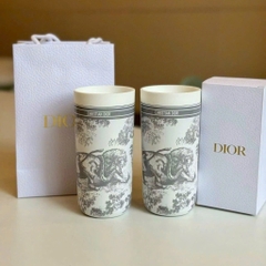 2106 - Bình Giữ Nhiệt Dior Gift - Dior Gourde Flask Toilede Jouy Palms (Gift Hãng Tặng Khách) [HÀNG CHÍNH HÃNG]