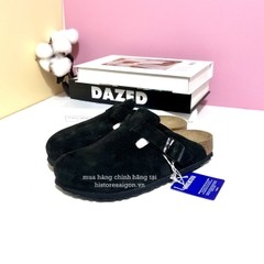 2632 - Dép Birkenstock Boston Soft Footbed Black 660473 [HÀNG CHÍNH HÃNG]
