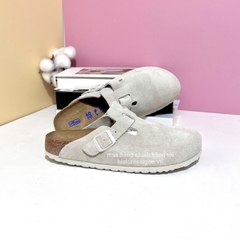 2658 - Dép Birkenstock Boston Soft Footbed Antique White 1027693 / 1027667 [HÀNG CHÍNH HÃNG]