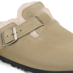 2092 - Dép Birkenstock Boston Shearling Taupe 1028299 [HÀNG CHÍNH HÃNG]