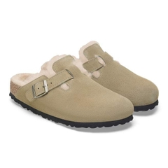 2092 - Dép Birkenstock Boston Shearling Taupe 1028299 [HÀNG CHÍNH HÃNG]