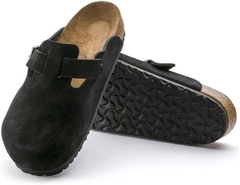 2632 - Dép Birkenstock Boston Soft Footbed Black 660473 [HÀNG CHÍNH HÃNG]