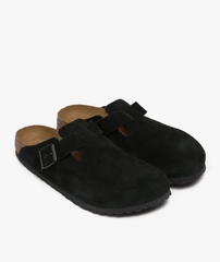 2632 - Dép Birkenstock Boston Soft Footbed Black 660473 [HÀNG CHÍNH HÃNG]