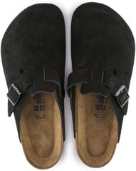 2632 - Dép Birkenstock Boston Soft Footbed Black 660473 [HÀNG CHÍNH HÃNG]