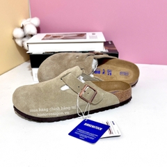 1942 - Dép Birkenstock Boston Soft Footbed Taupe 560773 / 560771 [HÀNG CHÍNH HÃNG]
