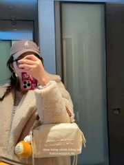 2147 - Túi Burberry Gift Beauty Canvas With Bear Charm (Gift Hãng Tặng Khách) [HÀNG CHÍNH HÃNG]