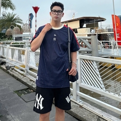 1926 - Áo New Era NY New York Yankees - Xanh Xọc Viền Cổ Trắng 15877460	 [HÀNG CHÍNH HÃNG]