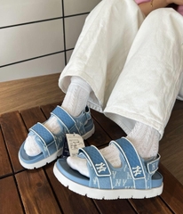 1051 -  Sandal MLB Liner Denim Monogram New York Yankees Blue - Code 3ASDTPD43 50BLS [HÀNG CHÍNH HÃNG]