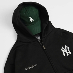 2118 - Áo Khoác New Era Hoodie Zip NY New York Đen [HÀNG CHÍNH HÃNG]
