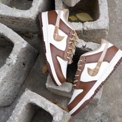 788 -  Giày Nike Dunk Low GS Plaid Brown Autumn - Code FV3653-191 [HÀNG CHÍNH HÃNG]