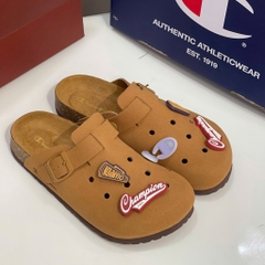 1693 - Dép Champion Sandal Birken Brown U5AFASU19S1 - Nâu [HÀNG CHÍNH HÃNG]