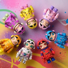 1501 - Molly Jon Burgerman Space Cadet 400% - POPMART MEGA SPACE MOLLY 400% JON BURGERMAN SPACE CADETS Series Set 6 Bé [CHÍNH HÃNG]