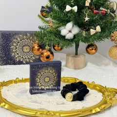 2134 - Cột Tóc Chanel Gift Xanh Navy (Gift Hãng Tặng Khách) [HÀNG CHÍNH HÃNG]