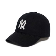418 -  Nón MLB Unstructured Ball cap - Đen - Ny Trắng To - Code 3ACP6601N 50BKS [HÀNG CHÍNH HÃNG]