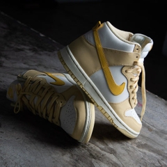 255 -  Giày Nike Dunk High 'Pale Vanilla Topaz Gold' - Trắng Vàng - DD1869-201 [HÀNG CHÍNH HÃNG]