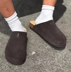 1874 - Dép Adidas Adimule Dark Brown Gum JS0705 Nâu [HÀNG CHÍNH HÃNG]
