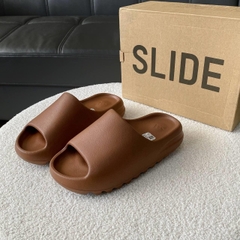 797 -  Dép Adidas Yeezy Slide Flax - Nâu Choco - Code FZ5896 [HÀNG CHÍNH HÃNG]