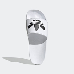 010 -  Dép Adidas Adilette Lite - Trắng - Logo đen [HÀNG CHÍNH HÃNG]