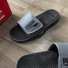 642 -  Dép Puma Cool Cat 2.0 FS - Xám Đế Đen - Code 390961 04 [HÀNG CHÍNH HÃNG]