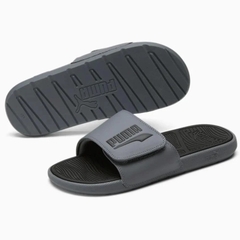642 -  Dép Puma Cool Cat 2.0 FS - Xám Đế Đen - Code 390961 04 [HÀNG CHÍNH HÃNG]