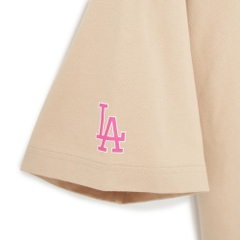 544 -  Áo MLB LA Pop Art Graphic Mega Overfit - Nâu Sữa - LA Graphic - Code 3ATSL0433-07SAL [HÀNG CHÍNH HÃNG]