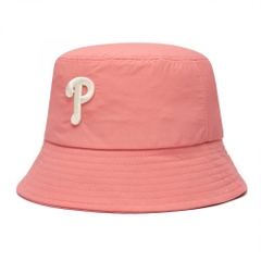 1068 -  Nón MLB Big P Bucket Hat Philadelphia Phillies Classic - Hồng Pink - Code 3AHT0071N 10COS [HÀNG CHÍNH HÃNG]