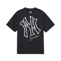 632 -  Áo MLB NY Mega Logo - Đen - Code 3ATSB0343 50BKS [HÀNG CHÍNH HÃNG]