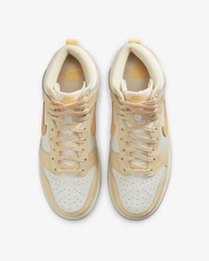 255 -  Giày Nike Dunk High 'Pale Vanilla Topaz Gold' - Trắng Vàng - DD1869-201 [HÀNG CHÍNH HÃNG]