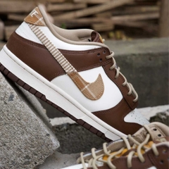 788 -  Giày Nike Dunk Low GS Plaid Brown Autumn - Code FV3653-191 [HÀNG CHÍNH HÃNG]