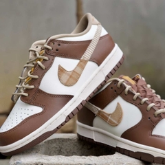788 -  Giày Nike Dunk Low GS Plaid Brown Autumn - Code FV3653-191 [HÀNG CHÍNH HÃNG]