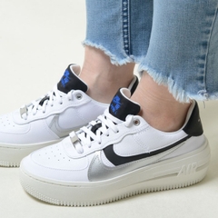 800 -  Giày Nike Air Force 1 PLT.AF.ORM Metallic Silver Black DX3199 100 [HÀNG CHÍNH HÃNG]