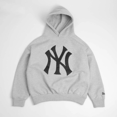 2215 - Áo Hoodie New Era NY New York Yankess Xám Trắng [HÀNG CHÍNH HÃNG]