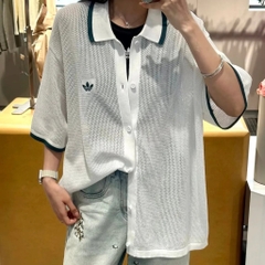 1723 - Áo Adidas Originals Button Down Knitted Shirt KC3526 [HÀNG CHÍNH HÃNG]