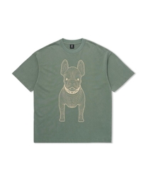 1745 -  Áo Life Work Big Logo Basic Dark Green LW255TS991 [HÀNG CHÍNH HÃNG]