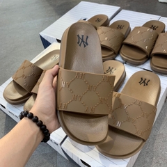 669 -  Dép MLB NY Mound Dia Monogram - Nâu - Code 3ALPAC123 50BRW [HÀNG CHÍNH HÃNG]