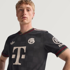 1766 - Áo Adidas FC Bayern Áo Đấu Thứ Ba Mùa Giải 25/26 Black Halo Ivory KE6801 [HÀNG CHÍNH HÃNG]