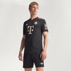 1766 - Áo Adidas FC Bayern Áo Đấu Thứ Ba Mùa Giải 25/26 Black Halo Ivory KE6801 [HÀNG CHÍNH HÃNG]