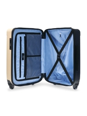 1008 -  Vali MLB LA Classic Monogram Monative - Size Cabin 22 Xách Tay - Beige Kem - Code 3AHH0014N 07CRS [HÀNG CHÍNH HÃNG]