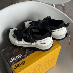 2102 - Giày Sandals Jeep Functional Hiking Outdoor 'White Black' PD243WAS1035 [HÀNG CHÍNH HÃNG]