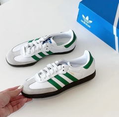 2664 - Giày Adidas Samba OG 'Footwear White Green' IG1024 [HÀNG CHÍNH HÃNG]