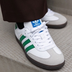 2664 - Giày Adidas Samba OG 'Footwear White Green' IG1024 [HÀNG CHÍNH HÃNG]
