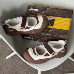 2099 - Giày Jeep Mary Jane Hybrid ''Brown'' P651W13147 [HÀNG CHÍNH HÃNG]