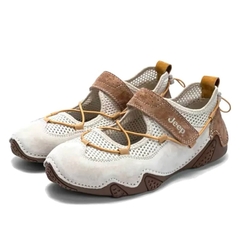 2160 - Giày Jeep Mary Jane Outdoor Brown Gray PX241WAS932 [HÀNG CHÍNH HÃNG]