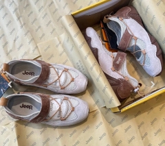 2160 - Giày Jeep Mary Jane Outdoor Brown Gray PX241WAS932 [HÀNG CHÍNH HÃNG]