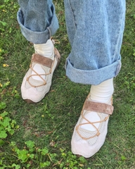 2160 - Giày Jeep Mary Jane Outdoor Brown Gray PX241WAS932 [HÀNG CHÍNH HÃNG]