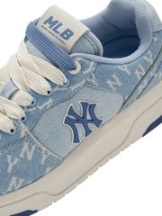 1202 - Giày MLB Korea Chunky Liner Denim Classic Mono New York Yankees Skyblue - Code 3ASXCDC4N-50SBS [HÀNG CHÍNH HÃNG]