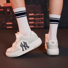 035 -  Giày MLB Liner NY White Grey - Xám - Code 3ASXCA12N [HÀNG CHÍNH HÃNG]