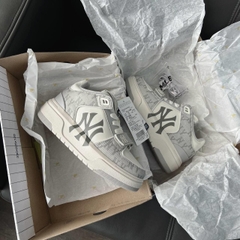 536 -  Giày MLB Liner Mid Monogram NY - Trắng Xám - Code 3ASXCDN3N-50GRS [HÀNG CHÍNH HÃNG]